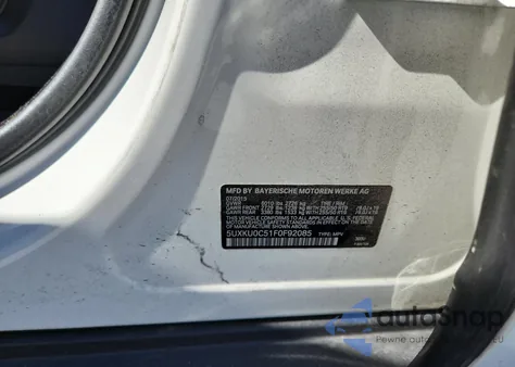 2015 BMW X6 Sdrive35I from USA, damaged, VIN 5UXKU0C51F0F92085